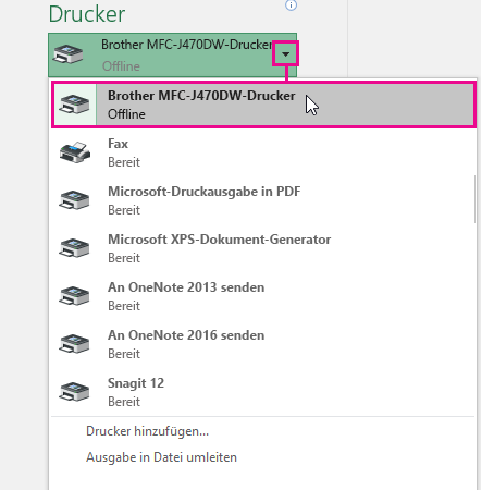 Herstellen einer Verbindung mit einem Drucker b40db7d1-f871-4174-815c-6850a27c8151.png