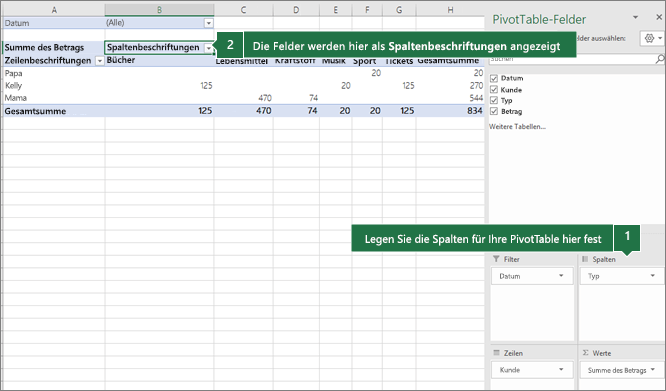 Verwenden der Feldliste, um Felder in einer PivotTable anzuordnen b46252fd-038d-4875-848c-b8b6c69fb076.png