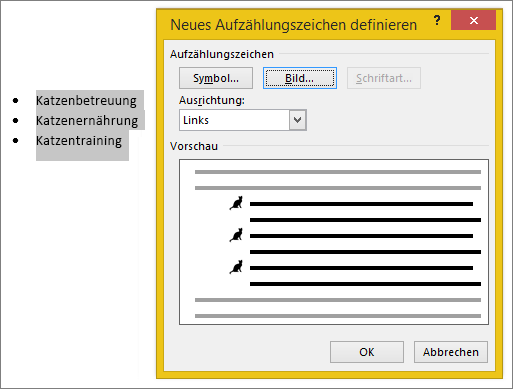 Erstellen benutzerdefinierte Aufzählungszeichen mit Bildern oder Symbolen bb494ccd-51c7-4128-8985-570f3a737c97.png