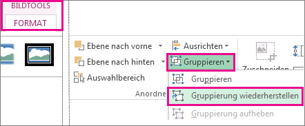 Gruppieren oder Aufheben der Gruppierung von Formen, Bildern oder anderen Objekten c1114299-e1b7-48de-a1b2-ed36443c6c3d.png