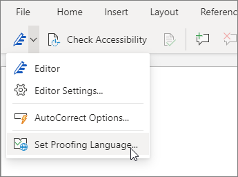 Rechtschreib- und Grammatikprüfung usw. in Word für das Web c3be6017-7443-481f-bad1-2ead69d819be.png