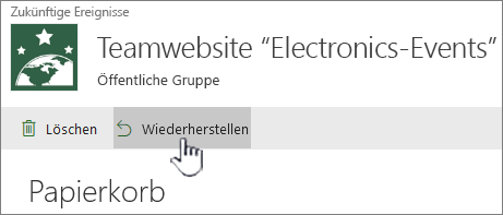 Wiederherstellen von Elementen im Papierkorb, die aus SharePoint oder Teams gelöscht wurden c408ceef-ad95-46a6-8c1a-55abac5f4554.png