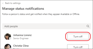 Benachrichtigt werden, wenn sich der Status einer Person in Microsoft Teams ändert c62d9dfb-9e7c-4902-a8fd-e0165336ea44.png