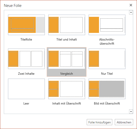 Hinzufügen, Ändern der Reihenfolge, Duplizieren und Löschen von Folien in ... c8396888-1d5b-434a-8588-58f775194003.png
