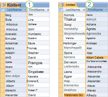 Sortieren von Datensätzen nach Text, numerischen Werten oder Datumsangaben ca4bac1b-e835-4c2e-8fb1-3bf7c599e8c8.png