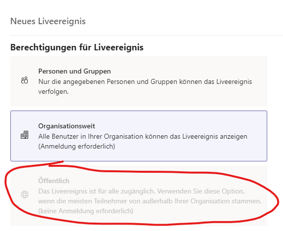 Teams Liveereignis als öffentlich konfigurieren ca95a3fc-0615-406d-bd53-e70ef4fb941b?upload=true.png