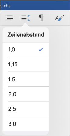 Ändern der Abstände in einem Word-Dokument auf einem mobilen Gerät cb6eae9b-1c1e-47d1-a27a-8381ea23748a.png