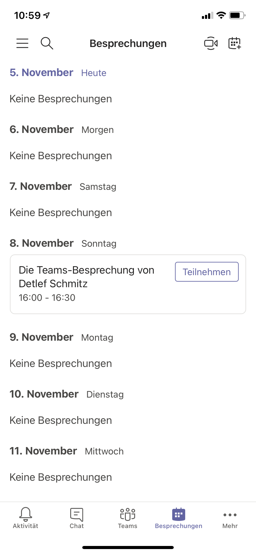 Microsoft Team kostenlos, Anzeige der Besprechungen in der Windows Desktop Variante und IOS ... cc1ed861-8b08-4c72-9f88-af3e403343af?upload=true.png