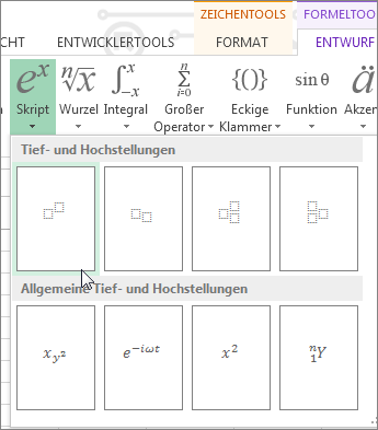 Formatieren von Text oder Zahlen als hochgestellt oder tiefgestellt d084d597-7a9e-4a13-a632-f54f4ac79375.png
