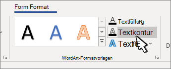 Ändern der Farbe von WordArt in Word d3f96e35-b1cd-42a0-aa66-d9b79ccf187e.png