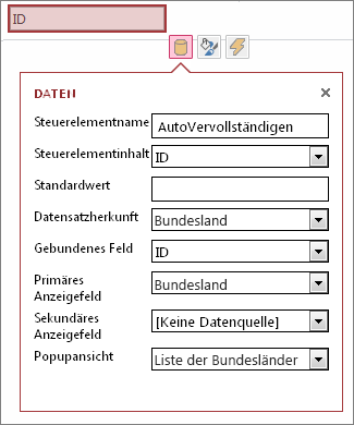 Hinzufügen eines AutoVervollständigen-Steuerelements zu einer Ansicht in einer Access-App d59c082a-ea47-477f-a1d0-c78d949c8937.png