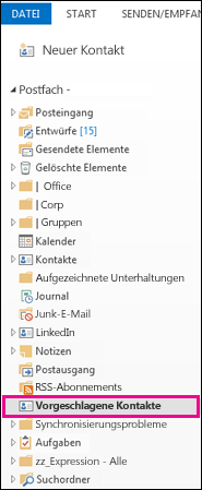 Wo befindet sich der Ordner "Vorgeschlagene Kontakte"? d7430a0e-929c-4a62-bfb4-a76ed68d4096.png