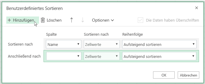 Sortieren von Daten in einem Bereich oder in einer Tabelle db0c7088-1652-4db1-96fb-8553eab1f109.png