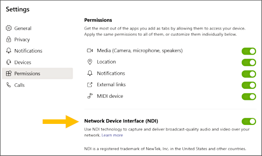 Übertragen von Audio und Video aus Teams mit ndi®-Technologie dccdd687-b21f-4caf-8f23-0347e19e982a.png