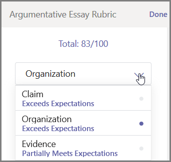 Erstellen und Verwalten von Benotungs Rubriken in Microsoft Teams de0f7d3f-23ee-42d7-8cf1-48f7f0a24c99.png