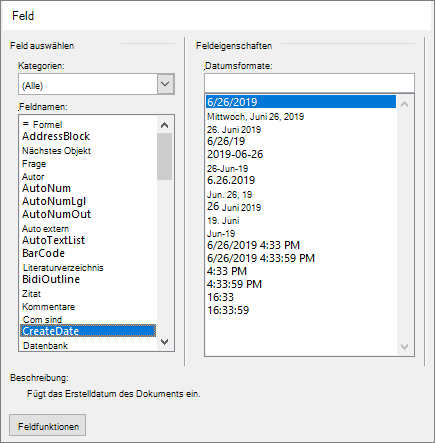Hinzufügen von Dateiname, Datum, Autor oder anderen Dokumenteigenschaften zu einer Kopf-oder ... de189932-dc05-4311-8faf-ef5e7f5abd07.png