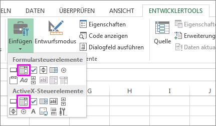 Hinzufügen eines Listenfelds oder Kombinationsfelds zu einem Arbeitsblatt in Excel dee9730b-84f0-4fb3-9374-6dd78b953b16.png