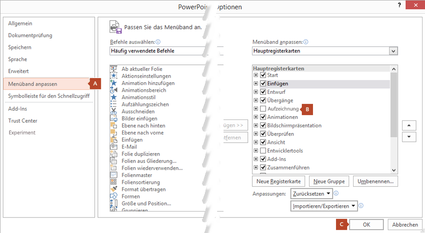Aufzeichnen einer Bildschirmpräsentation mit Kommentaren und Folienanzeigedauern e30115fa-ac03-4123-a544-62973f0c5bf5.png