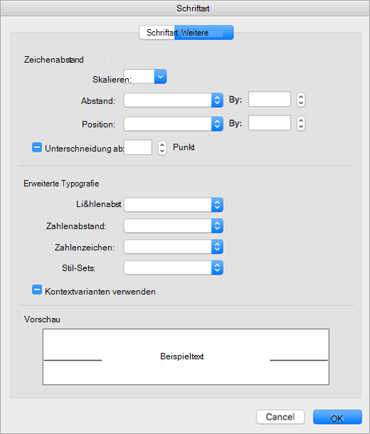 Ändern des Schriftgrads in Outlook für Mac e334a156-d6fc-416a-9f18-725637b6e21b.png