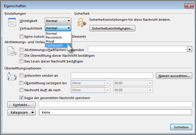 Kennzeichnen von E-Mails als "Normal", "Persönlich", "Privat" oder "Vertraulich" e4eef27b-95d6-4c7e-a449-c47e6454750d.png