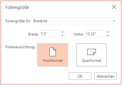 Ändern der Seitenausrichtung in PowerPoint zwischen Querformat und Hochformat e61a1a0f-6279-4e89-a4ad-c127780bbcb6.png