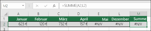 So korrigieren Sie einen #NV-Fehler eace6a4b-4afc-44a6-9840-7b50ed20dc40.png
