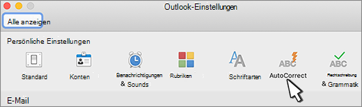 Aktivieren oder Deaktivieren der AutoKorrektur in Outlook edfebf5c-e01d-450a-bac9-26e4bdba175b.png