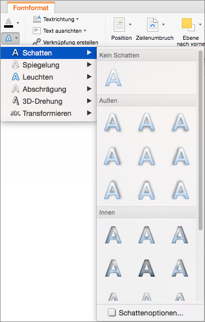 Hinzufügen eines Schattens zu Text oder einer Form ef685ab4-77f7-4813-8bad-30b7aff9c692.png