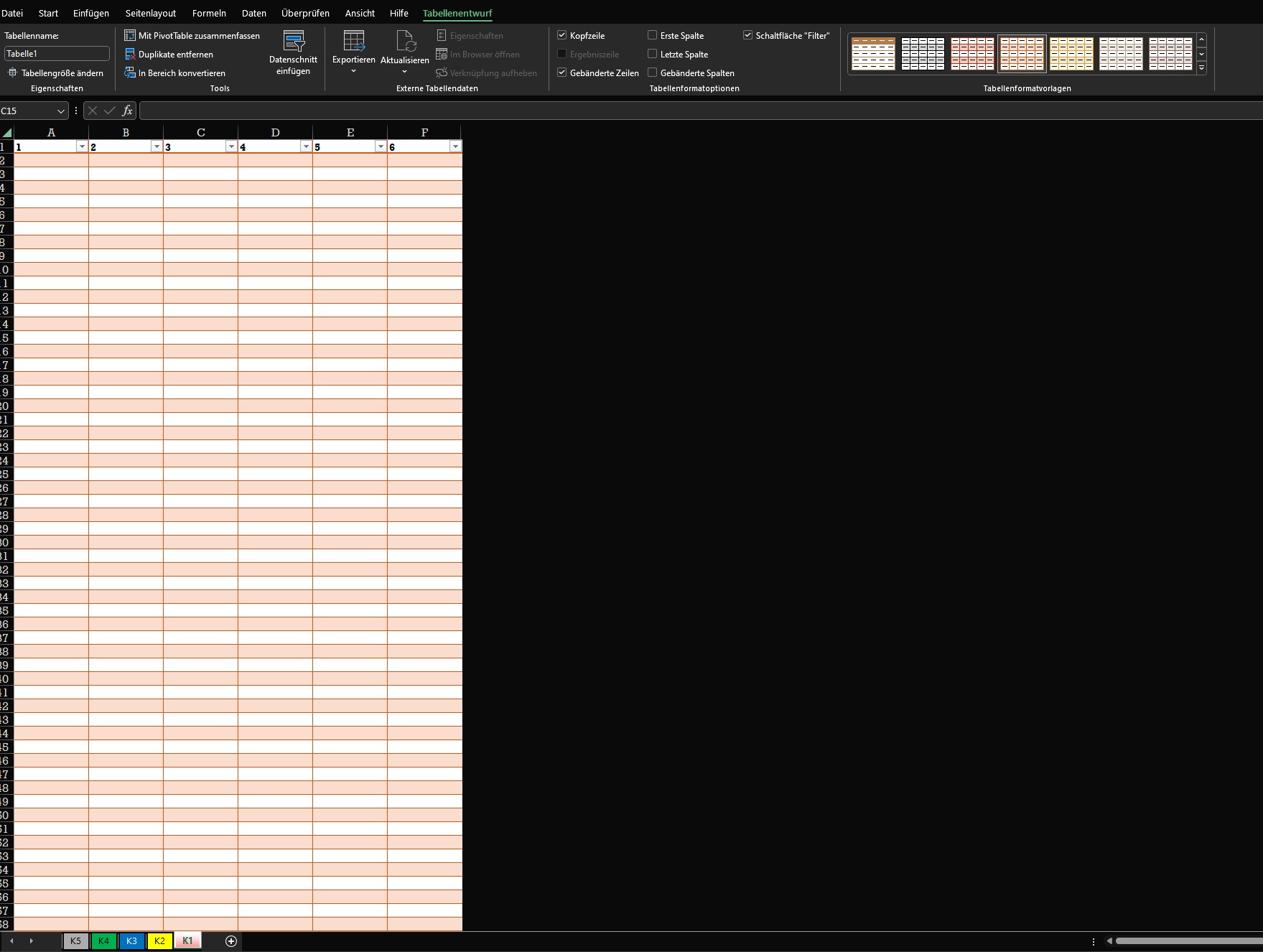 Excel,unterschiedliche Designs(Farben) für mehrere Arbeitsblätter eines Dokuments Excel Beispiel.jpg