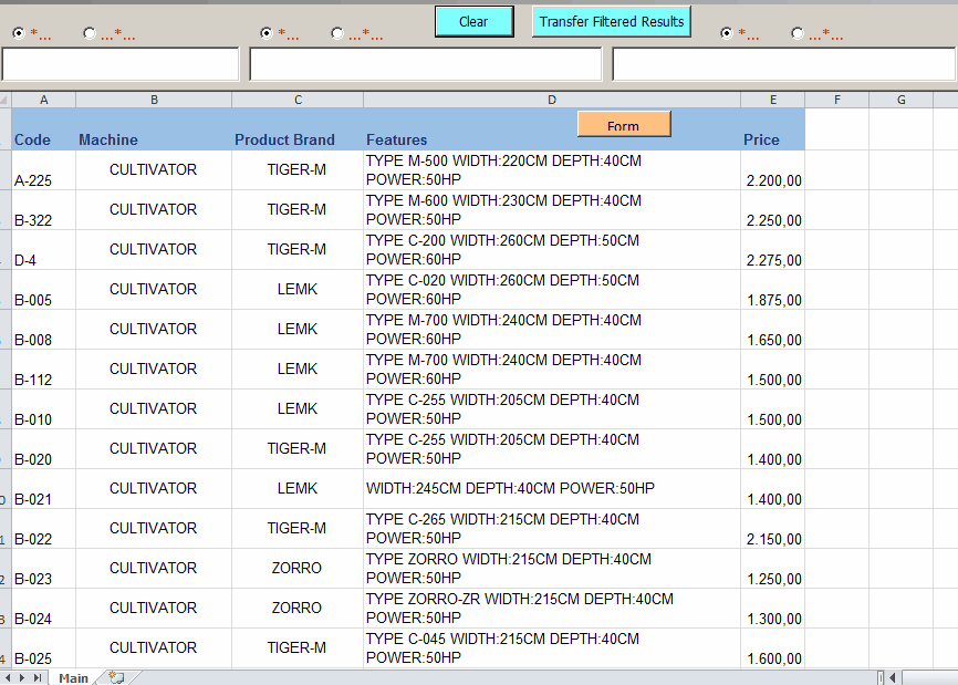 Werte eines Dropdowns mit einem anderen Dropdown abgleichen Excel-filter-with-listbox.gif