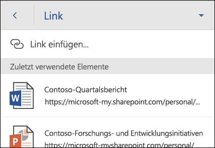 Hinzufügen von Links zu zuletzt verwendeten Dateien in Ihrem Dokument, Ihrer Arbeitsmappe ... f2f8a826-5719-4f75-8677-1c45f3361d55.png