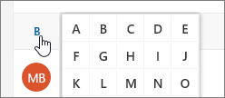 Erstellen, Anzeigen und Bearbeiten von Kontakten und Kontaktlisten in Outlook im Web f3596527-3c67-4554-b110-967ffc4585e9.png