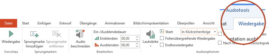 Einstellen der Wiedergabeoptionen für ein Video in einer Präsentation f558d39a-4564-420b-be1b-c7f612d08647.png