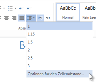 Ändern des Zeilenabstands zwischen Aufzählungszeichen in einer Liste f6cacba4-098e-4f15-a250-6d3db4be9375.png