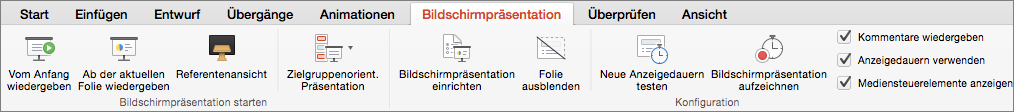 Verwenden des Menübands in PowerPoint für Mac f7aebd03-87c4-4fd6-a3ae-2246599b2226.png