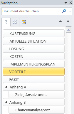 Verwenden des Navigationsbereichs in Word f95dfb25-4a45-42f0-9f18-d6f2f0c4e597.png