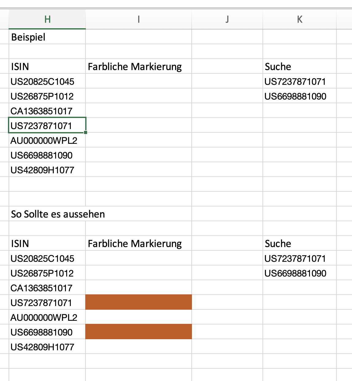 Tabellen Vergleichen - Bedingte Formatierung nicht möglich image.png