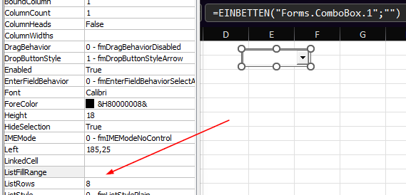 Excel 2024 Kombinationsfeld ohne Register Steuerung LjJyHFv.png