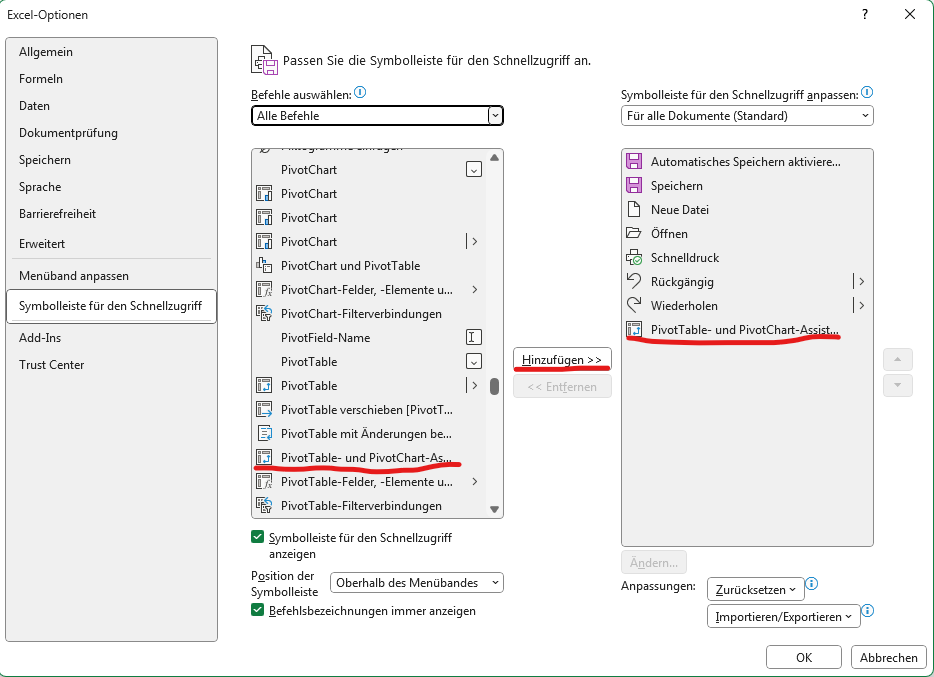 Pivot Tabelle aus 2 Tabellen, fehlende Optionen Screenshot 2023-05-19 122220.png