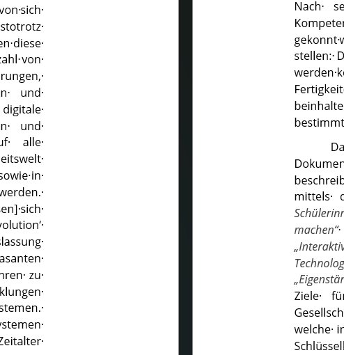Formatierungsprobleme mit mehreren Seiten im Format Gegenüberliegende Seiten Textabstand.png