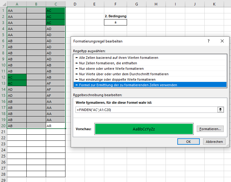 Bedingte Formatierung wenn 2 Bedingungen erfüllt sind upload_2022-3-3_15-8-43.png
