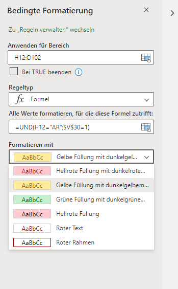 Bedingte Formatierung wenn 2 Bedingungen erfüllt sind upload_2022-3-9_11-8-58.png
