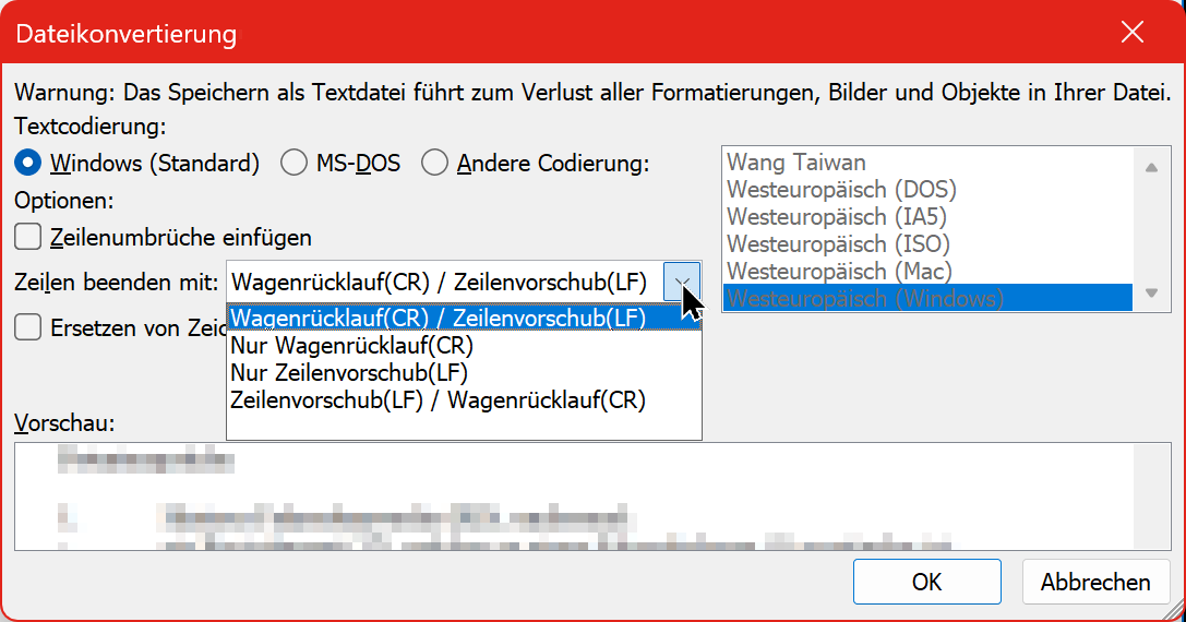 Word nach TXT exportieren und manuelle Zeilenumbrüche erhalten? upload_2024-10-24_13-46-12.png