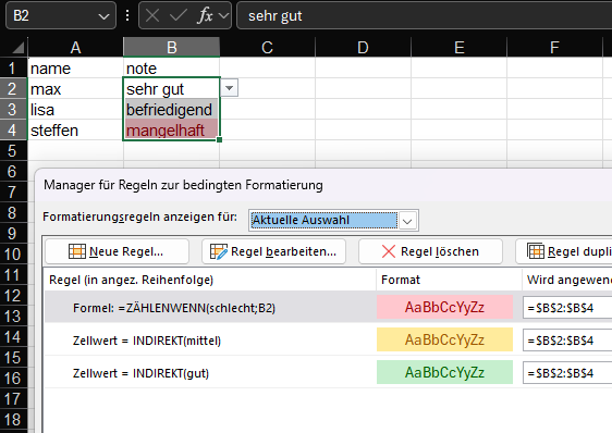 Bedingte Formatierung: Vergleich Zellenwert auf Listenelemente upload_2026-2-12_8-32-29.png