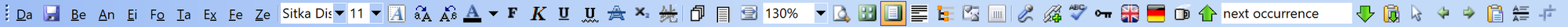 Word-Aufzählungszeichen -- gelöschte Formatvorlage taucht immer wieder auf Word 2003 Toolbar.png