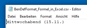 Textausgabe eines Formelergebnisses in anderer Zelle ZHafxc1.png